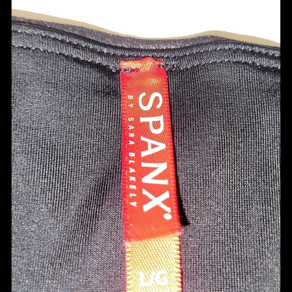 USED Women's Spanx by Sarah Blakely Black Faux Leather Leggings Size Large 2437 - Picture 6 of 17
